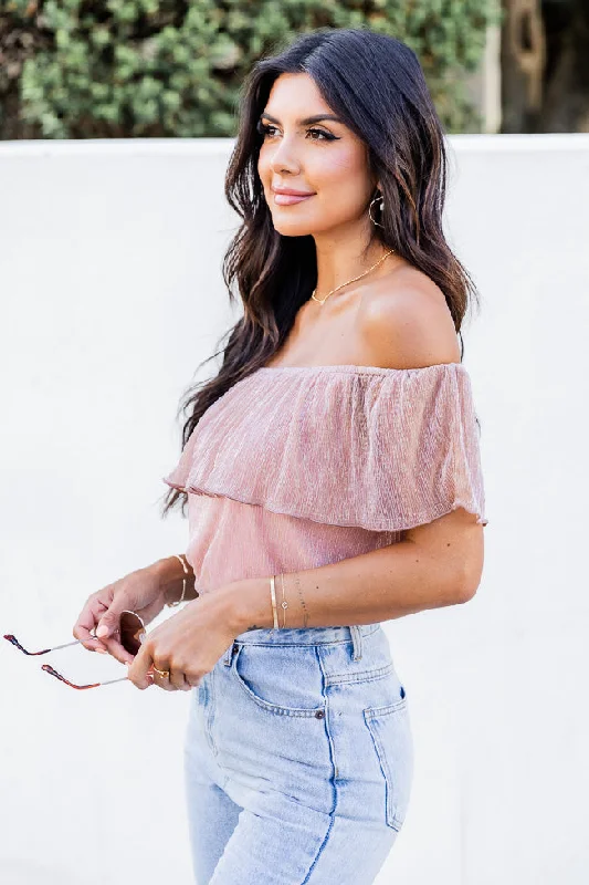 find-a-new-path-rose-gold-shimmer-off-the-shoulder-bodysuit