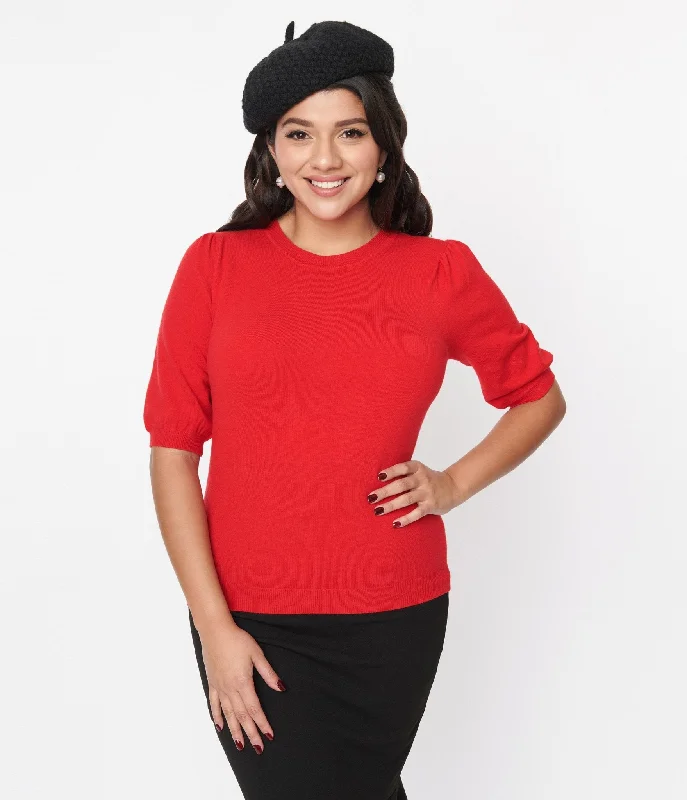 flaming-red-knit-top