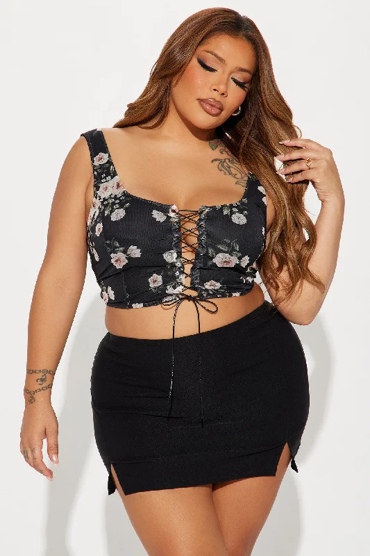 francesca-floral-corset-top-black