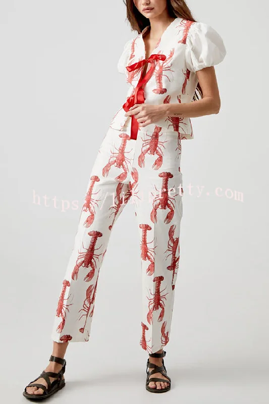 fun-vacation-lobster-print-high-rise-straight-pants