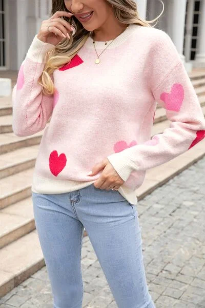 heart-round-neck-droppped-shoulder-sweater