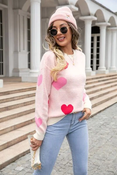 heart-round-neck-droppped-shoulder-sweater