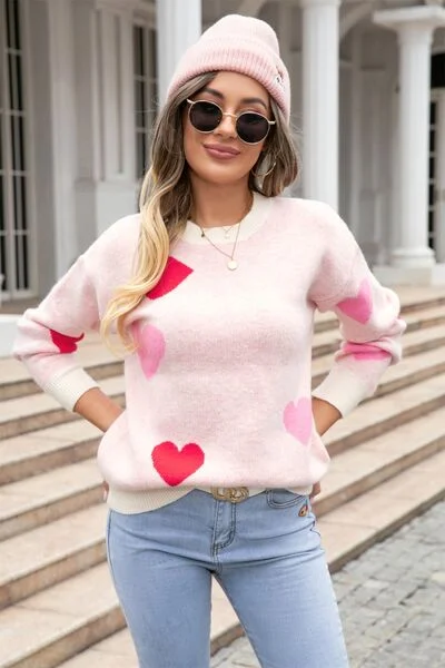 heart-round-neck-droppped-shoulder-sweater