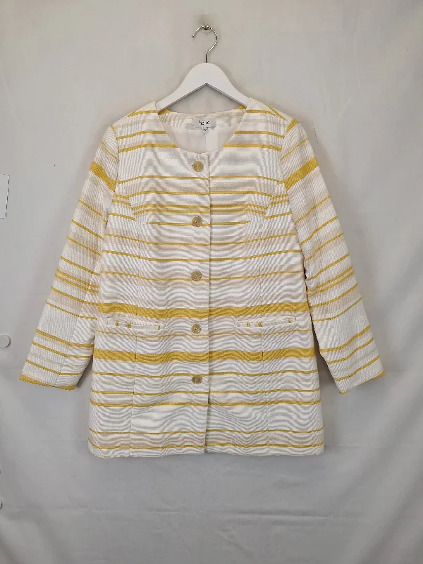 heine-limoncello-stripe-longline-coat-size-12-b017-527-yl