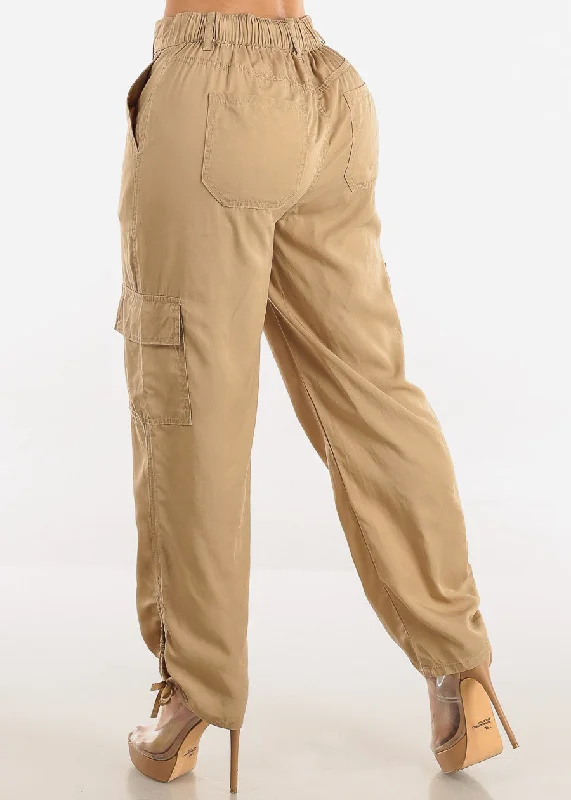 high-rise-spandex-waist-ruched-hem-khaki-cargo-pants-mv27147zkhaki