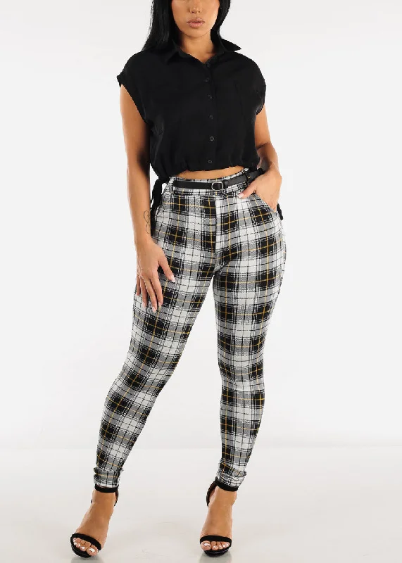 high-waist-plaid-butt-lifting-skinny-pants-w-belt-20trg042312wh