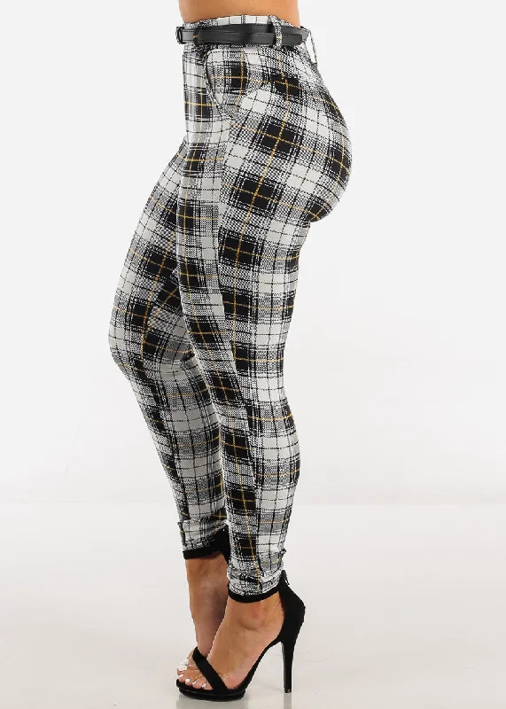 high-waist-plaid-butt-lifting-skinny-pants-w-belt-20trg042312wh