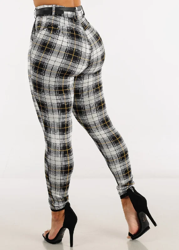 high-waist-plaid-butt-lifting-skinny-pants-w-belt-20trg042312wh