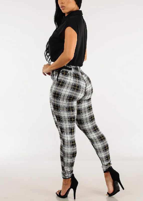 high-waist-plaid-butt-lifting-skinny-pants-w-belt-20trg042312wh