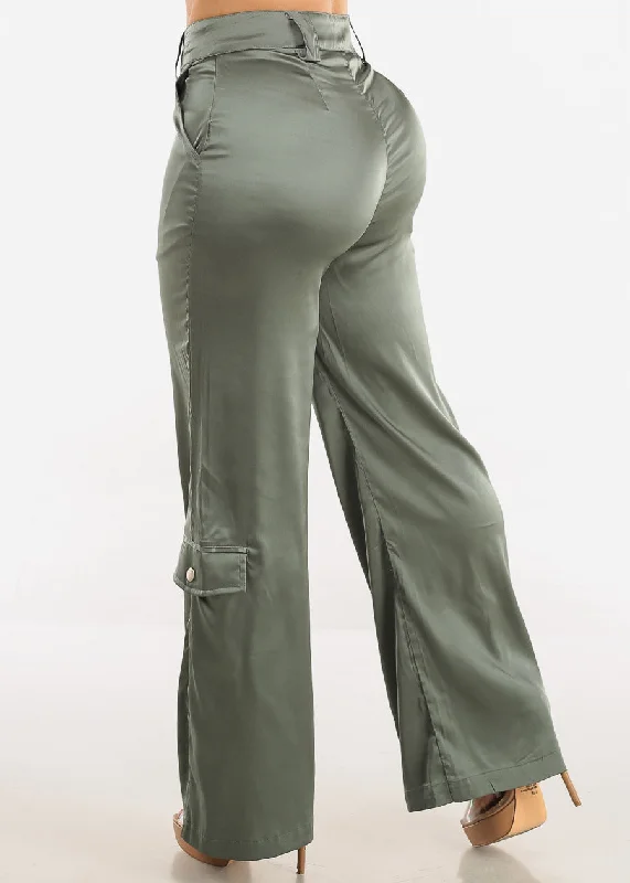 high-waist-wide-leg-satin-pants-olive-w-multi-pocket-p2353olvgry