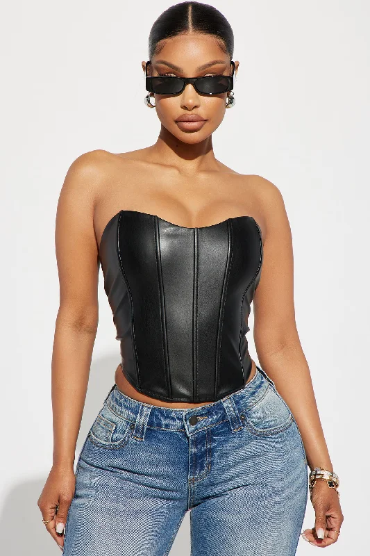 Keep On Lookin Corset - Black