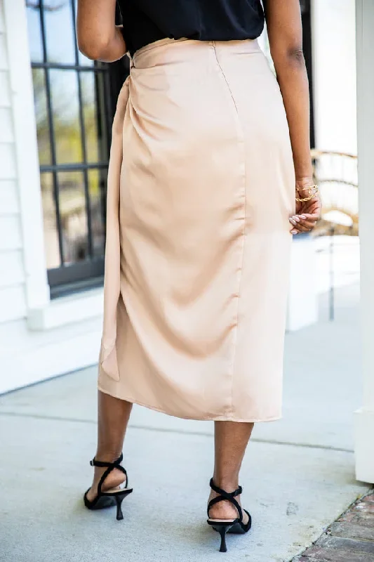 lets-stay-forever-taupe-satin-knot-detail-midi-skirt