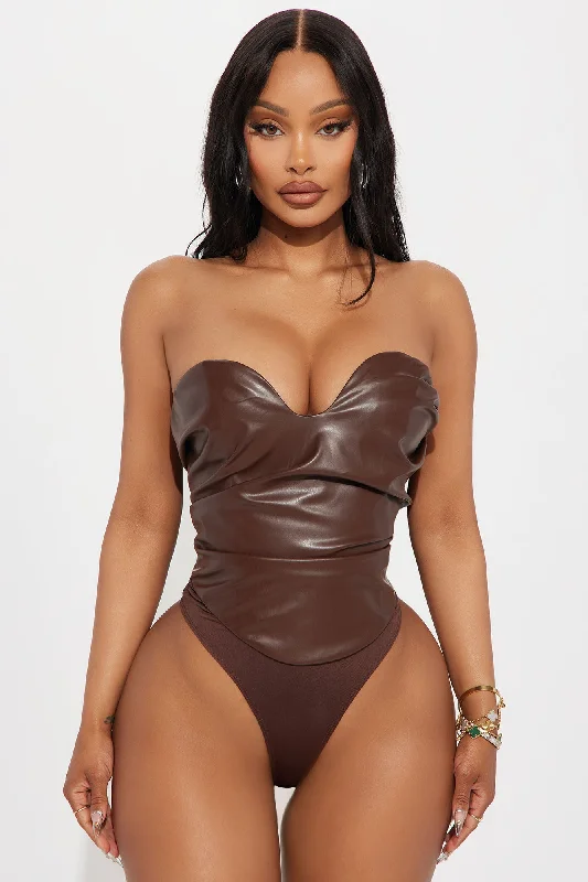 Like It Like That Bodysuit - Chocolate