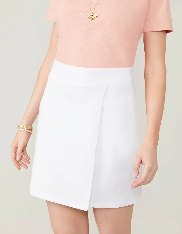 Liza BiStretch Skort Pearl White