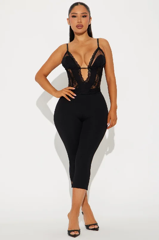 Make It Sexy Lace Corset - Black