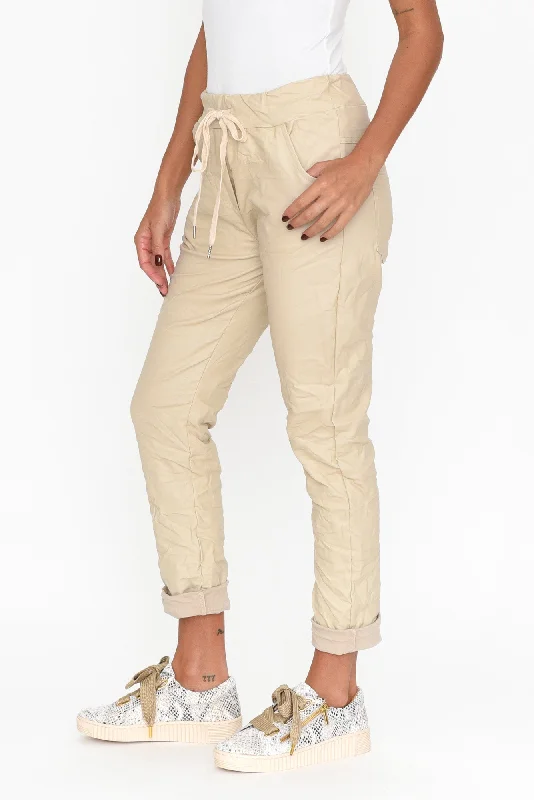 munich-cream-wet-look-stretch-pant