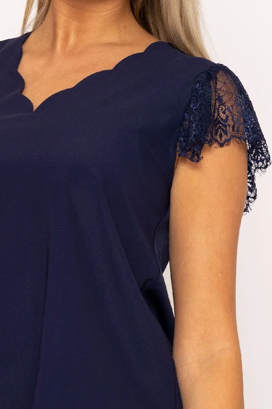 navy-cap-sleeve-lace-top