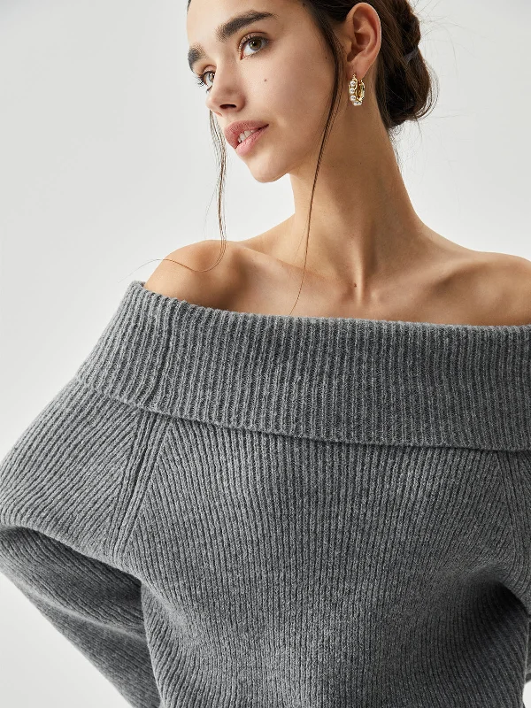 oversized-overfold-off-shoulder-knit-sweater