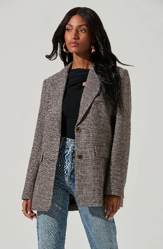 Pauline Plaid Oversized Blazer