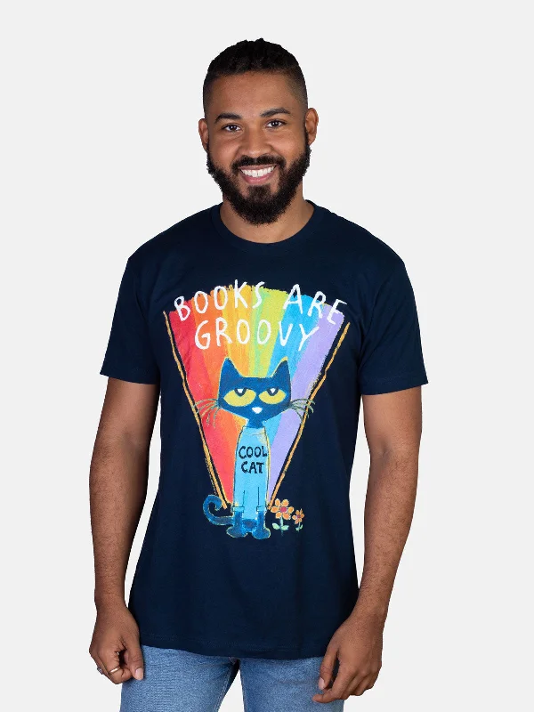 pete-the-cat-books-are-groovy-unisex-t-shirt