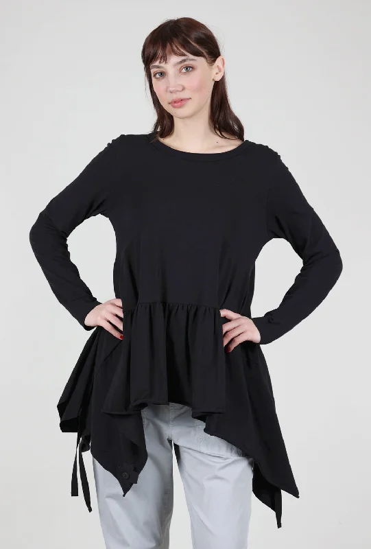 Ribbon Shirt, Black