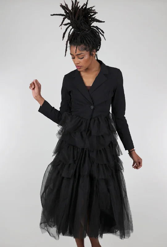 The Tulle Jacket, Black