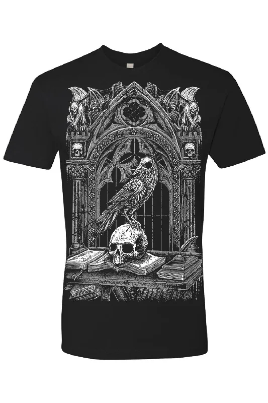 quoth-the-raven-t-shirt-gray