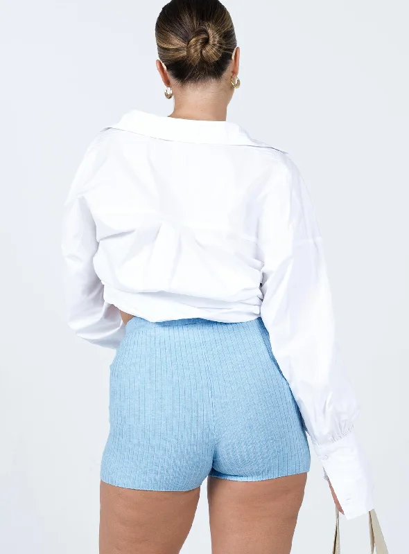 recycled-fibers-blend-tommy-knit-shorts-blue