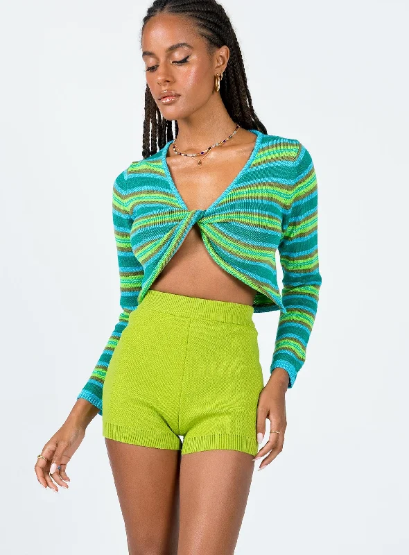 recycled-fibers-rowen-basic-knit-shorts-green