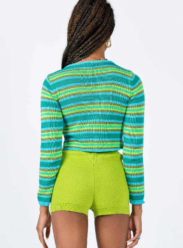 recycled-fibers-rowen-basic-knit-shorts-green