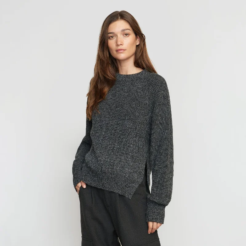 Roya Marled Boyfriend Sweater