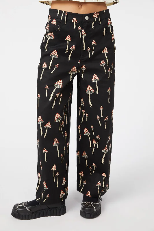 Shroom Cap Wide Leg Pants