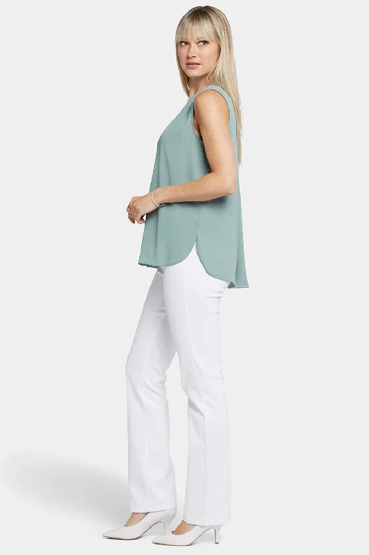 sleeveless-pintuck-blouse-lily-pad