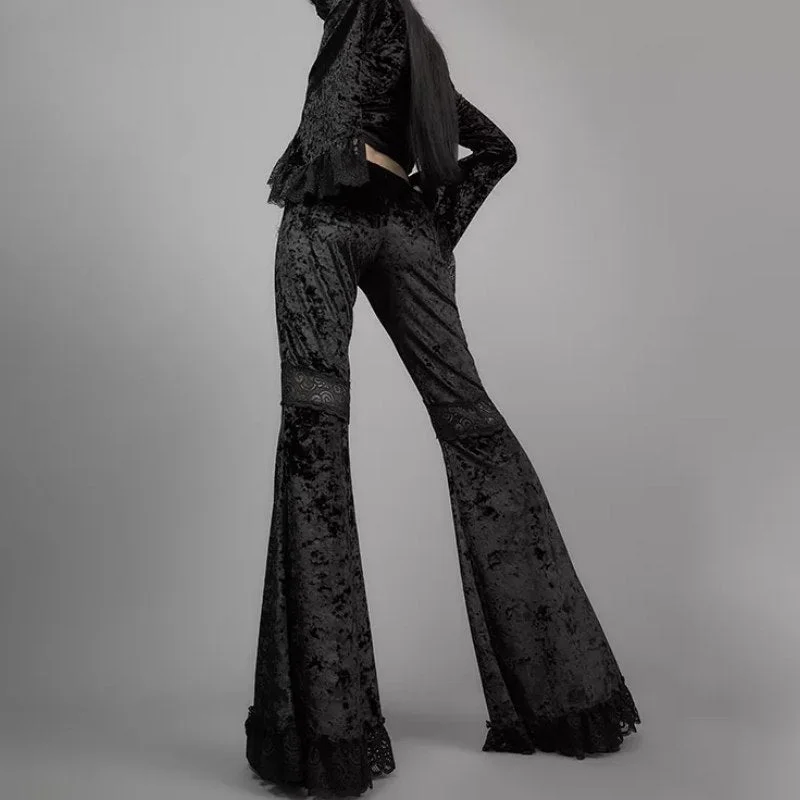 steampunk-high-waist-flare-pants