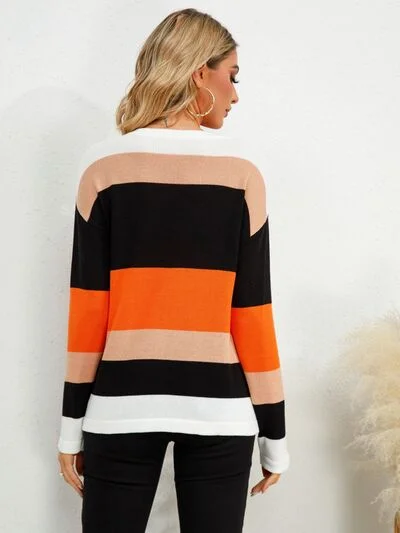 striped-round-neck-dropped-shoulder-sweater-9