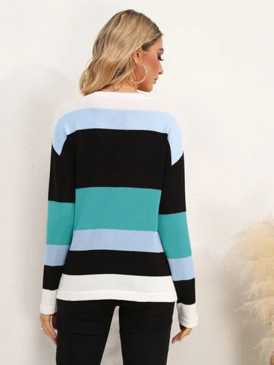 striped-round-neck-dropped-shoulder-sweater-9