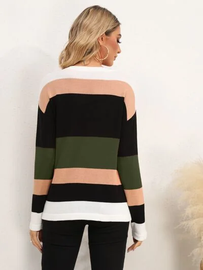 striped-round-neck-dropped-shoulder-sweater-9