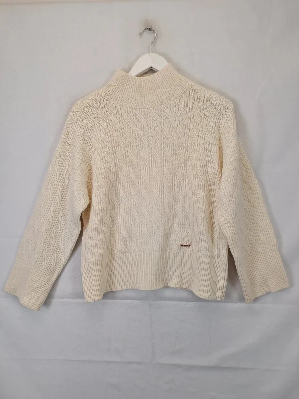 ted-baker-cream-jaquard-mock-neck-jumper-size-8-b013-489-wh