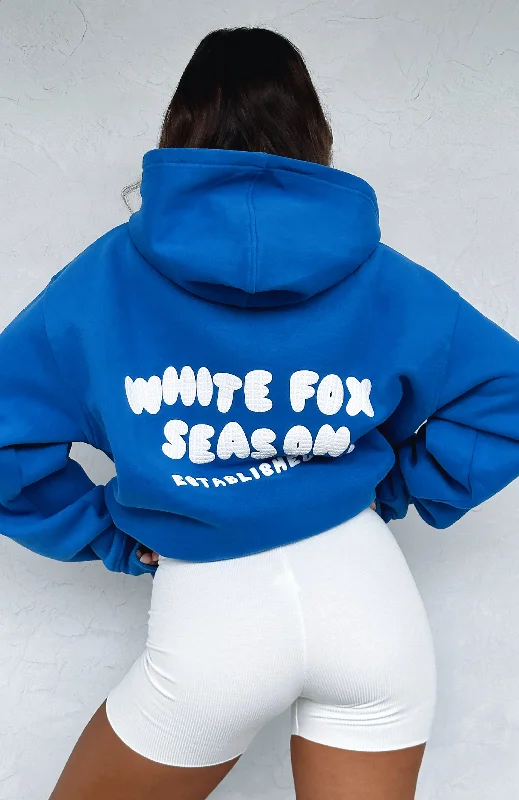 The Main Season Oversized Hoodie Electric Blue