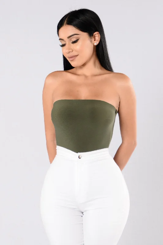 Tubular Bodysuit - Olive