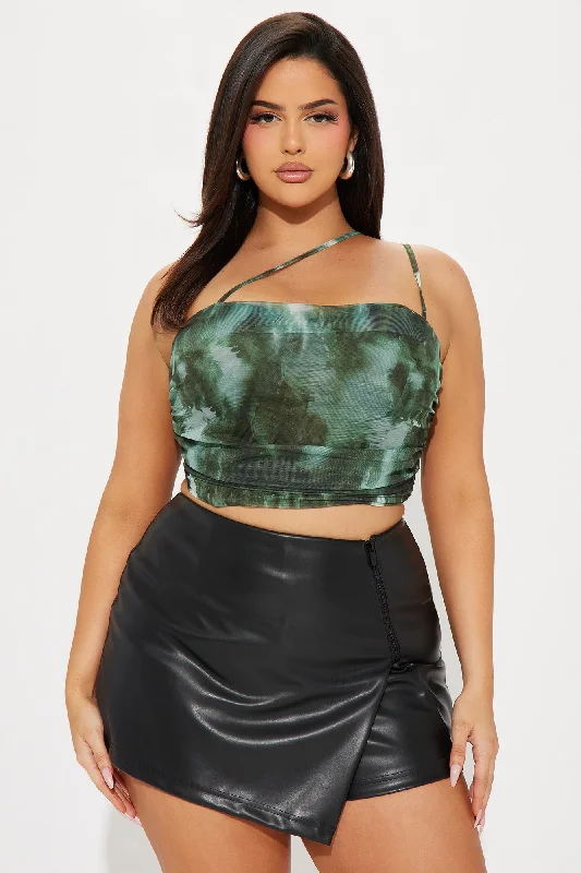 turning-heads-faux-leather-top-olive-combo