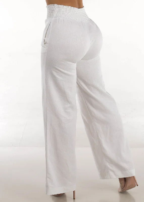 white-spandex-waist-wide-leg-linen-pants-6811pywht