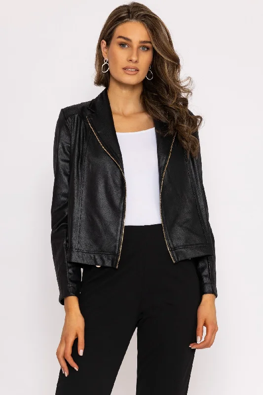 Zip Jacket in Black